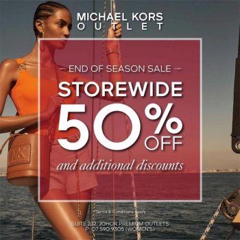 Michael-Kors-End-Of-Season-Sale-at-Johor-Premium-Outlets-350x350 - Bags Fashion Accessories Fashion Lifestyle & Department Store Handbags Johor Malaysia Sales 