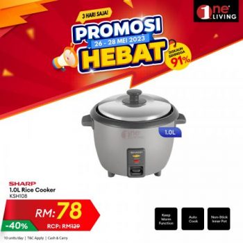 One-Living-91-off-Sale-12-350x350 - Electronics & Computers Home Appliances IT Gadgets Accessories Kitchen Appliances Negeri Sembilan Warehouse Sale & Clearance in Malaysia 