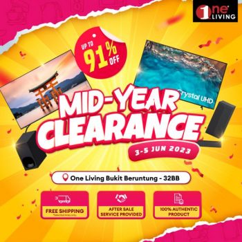 One-Living-Mid-Year-Clearance-Sale-at-Bukit-Beruntung-32BB-350x350 - Electronics & Computers Home Appliances Selangor Warehouse Sale & Clearance in Malaysia 