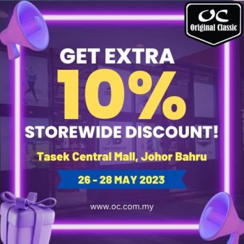 Original-Classic-Special-Promotion-at-Tasek-Central-Mall-350x350 - Apparels Fashion Accessories Fashion Lifestyle & Department Store Footwear Johor Promotions & Freebies Sportswear 