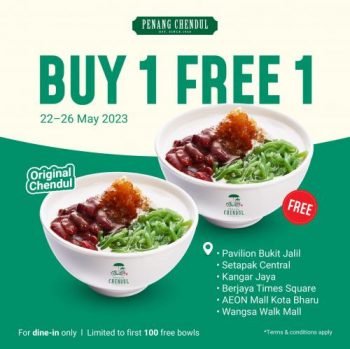 Penang-Chendul-Buy-1-Free-1-Promotion-350x349 - Beverages Food , Restaurant & Pub Kelantan Kuala Lumpur Perlis Promotions & Freebies Selangor 