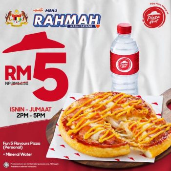 Pizza-Hut-RM5-Menu-Rahmah-Promotion-350x350 - Beverages Food , Restaurant & Pub Johor Kedah Kelantan Kuala Lumpur Melaka Negeri Sembilan Pahang Penang Perak Perlis Pizza Promotions & Freebies Putrajaya Sabah Sarawak Selangor Terengganu 