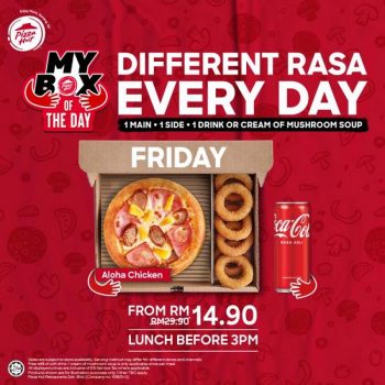 Pizza-Hut-Weekday-Lunch-Mybox-Promo-5-350x350 - Beverages Food , Restaurant & Pub Johor Kedah Kelantan Kuala Lumpur Melaka Negeri Sembilan Pahang Penang Perak Perlis Pizza Promotions & Freebies Putrajaya Sabah Sarawak Selangor Terengganu 