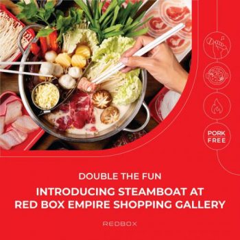 Red-Box-Karaoke-Steamboat-Promo-at-Empire-Shopping-Gallery-350x350 - Beverages Food , Restaurant & Pub Karaoke Movie & Music & Games Promotions & Freebies Selangor 