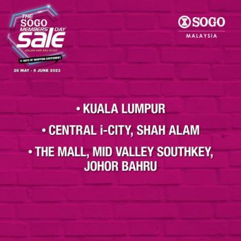 SOGO-Members-Day-Sale-1-350x350 - Johor Kuala Lumpur Malaysia Sales Selangor Supermarket & Hypermarket 