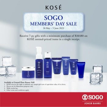 SOGO-Members-Day-Sale-KOSE-Promotion-350x350 - Beauty & Health Johor Personal Care Promotions & Freebies Skincare 
