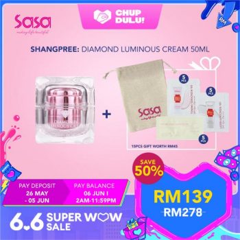 SaSa-Lazada-6.6-Pre-Sale-1-350x350 - Beauty & Health Cosmetics Fragrances Johor Kedah Kelantan Kuala Lumpur Malaysia Sales Melaka Negeri Sembilan Online Store Pahang Penang Perak Perlis Personal Care Putrajaya Sabah Sarawak Selangor Skincare Terengganu 