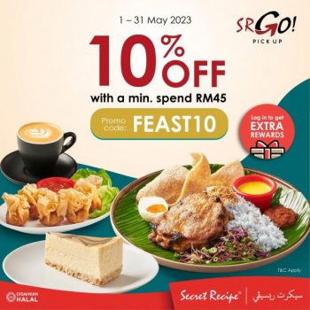 Secret-Recipe-SR-Go-10-OFF-Promotion-350x350 - Beverages Food , Restaurant & Pub Johor Kedah Kelantan Kuala Lumpur Melaka Negeri Sembilan Pahang Penang Perak Perlis Promotions & Freebies Putrajaya Sabah Sarawak Selangor Terengganu 