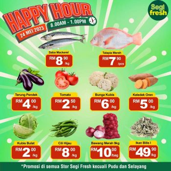 Segi-Fresh-Happy-Hour-Promotion-2-350x350 - Johor Kedah Kelantan Kuala Lumpur Melaka Negeri Sembilan Pahang Penang Perak Perlis Promotions & Freebies Putrajaya Sabah Sarawak Selangor Supermarket & Hypermarket Terengganu 