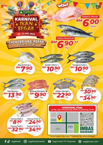 Segi-Fresh-Karnival-Ikan-Segar-Promotion-at-Chenderiang-Perak-350x495 - Perak Promotions & Freebies Supermarket & Hypermarket 