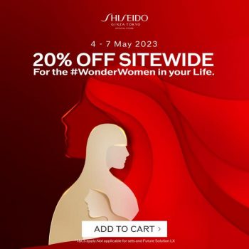 Shiseido-20-OFF-Sitewide-Mothers-Day-Promotion-350x350 - Beauty & Health Cosmetics Johor Kedah Kelantan Kuala Lumpur Melaka Negeri Sembilan Pahang Penang Perak Perlis Personal Care Promotions & Freebies Putrajaya Sabah Sarawak Selangor Skincare Terengganu 