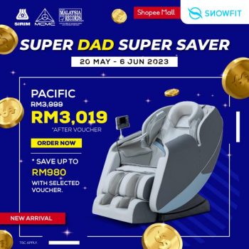 SnowFit-Shopee-Fathers-Day-Super-Dad-Super-Saver-Promotion-4-350x350 - Beauty & Health Electronics & Computers Furniture Home & Garden & Tools Home Appliances IT Gadgets Accessories Johor Kedah Kelantan Kuala Lumpur Massage Melaka Negeri Sembilan Online Store Pahang Penang Perak Perlis Promotions & Freebies Putrajaya Sabah Sarawak Selangor Terengganu 