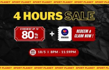 Sport-Planet-Lazada-4-Hours-Sale-350x226 - Apparels Fashion Accessories Fashion Lifestyle & Department Store Johor Kedah Kelantan Kuala Lumpur Melaka Negeri Sembilan Online Store Pahang Penang Perak Perlis Putrajaya Sabah Sarawak Selangor Terengganu 