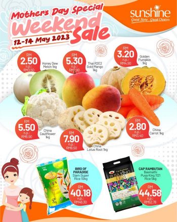 Sunshine-Mothers-Day-Weekend-Promotion-350x437 - Penang Promotions & Freebies Supermarket & Hypermarket 