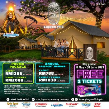Sunway-Lagoon-Lagoon-Villa-FREE-Sk8te-City-Tickets-Promotion-350x350 8 May-30 June 2023: Sunway Lagoon Lagoon Villa FREE Sk8te City Tickets Promotion