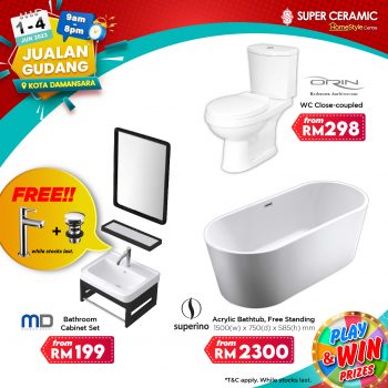 Super-Ceramic-Tiles-Warehouse-Sale-7-350x350 - Building Materials Dinnerware Flooring Furniture Home & Garden & Tools Hygiene Kitchenware Lightings Mattress Office Furniture Sanitary & Bathroom Selangor Warehouse Sale & Clearance in Malaysia 