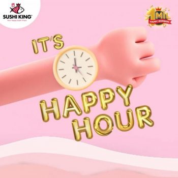 Sushi-King-Happy-Hour-Promotion-350x350 - Beverages Food , Restaurant & Pub Johor Kedah Kelantan Kuala Lumpur Melaka Negeri Sembilan Pahang Penang Perak Perlis Promotions & Freebies Putrajaya Sabah Sarawak Selangor Sushi Terengganu 