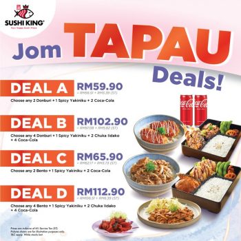 Sushi-King-Jom-TAPAU-Deals-350x350 - Beverages Food , Restaurant & Pub Johor Kedah Kelantan Kuala Lumpur Melaka Negeri Sembilan Pahang Penang Perak Perlis Promotions & Freebies Putrajaya Sabah Sarawak Selangor Terengganu 