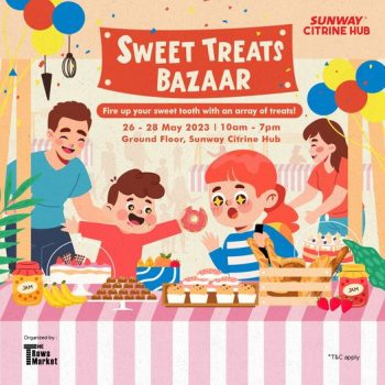 Sweet-Treats-Bazaar-at-Sunway-Citrine-Hub-350x350 - Food , Restaurant & Pub Johor Promotions & Freebies 