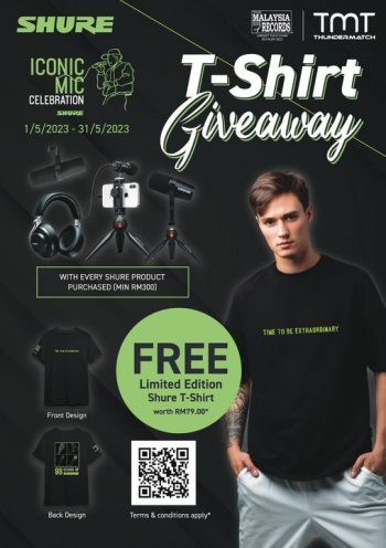 TMT-SHURE-T-Shirt-Giveaway-350x496 - Computer Accessories Electronics & Computers Events & Fairs Home Appliances IT Gadgets Accessories Kuala Lumpur Selangor 