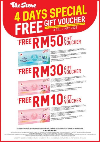 The-Store-Free-Voucher-Promotion-350x495 - Johor Kedah Kelantan Kuala Lumpur Melaka Negeri Sembilan Pahang Penang Perak Perlis Promotions & Freebies Putrajaya Sabah Sarawak Selangor Supermarket & Hypermarket Terengganu 