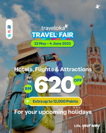 Traveloka-Travel-Fair-2023-350x438 - Events & Fairs Johor Kedah Kelantan Kuala Lumpur Melaka Negeri Sembilan Online Store Pahang Penang Perak Perlis Putrajaya Sabah Sarawak Selangor Sports,Leisure & Travel Terengganu Travel Packages 