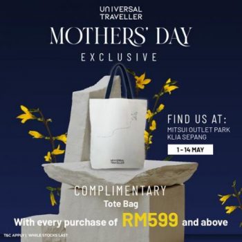 Universal-Traveller-Mothers-Day-Sale-at-Mitsui-Outlet-Park-350x350 - Malaysia Sales Others Selangor 