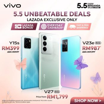 Vivo-Lazada-5.5-Sale-350x350 - Electronics & Computers IT Gadgets Accessories Johor Kedah Kelantan Kuala Lumpur Malaysia Sales Melaka Mobile Phone Negeri Sembilan Pahang Penang Perak Perlis Putrajaya Sabah Sarawak Selangor Terengganu 