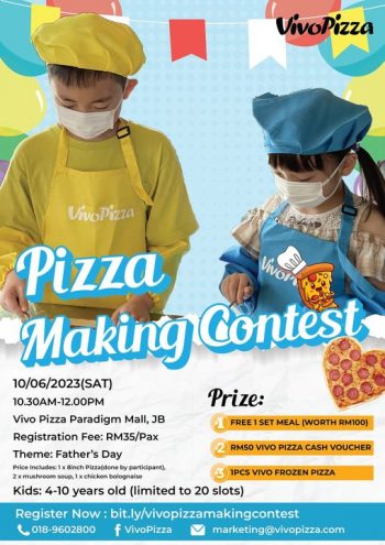 Vivo-Pizza-Kids-Pizza-Making-Contest-350x495 - Beverages Events & Fairs Food , Restaurant & Pub Johor Kedah Kelantan Kuala Lumpur Melaka Negeri Sembilan Pahang Penang Perak Perlis Pizza Putrajaya Sabah Sarawak Selangor Terengganu 