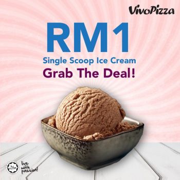 Vivo-Pizza-Single-Scoop-RM1-Promotion-350x350 - Beverages Food , Restaurant & Pub Kuala Lumpur Promotions & Freebies Selangor 