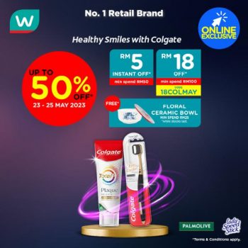 Watsons-Colgate-Promotion-350x350 - Beauty & Health Johor Kedah Kelantan Kuala Lumpur Melaka Negeri Sembilan Pahang Penang Perak Perlis Personal Care Promotions & Freebies Putrajaya Sabah Sarawak Selangor Terengganu 