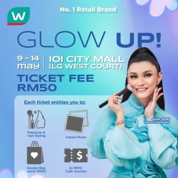 Watsons-Glow-Up-Makeover-350x350 - Beauty & Health Cosmetics Events & Fairs Selangor 