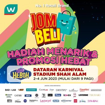 Watsons-Jom-Beli-Sale-at-Dataran-Karnival-Stadium-Shah-Alam-350x350 - Beauty & Health Cosmetics Fragrances Health Supplements Personal Care Selangor Skincare Warehouse Sale & Clearance in Malaysia 