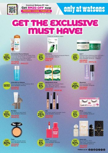 Watsons-Promotion-Catalogue-20-1-350x495 - Beauty & Health Cosmetics Fragrances Health Supplements Johor Kedah Kelantan Kuala Lumpur Melaka Negeri Sembilan Online Store Pahang Penang Perak Perlis Personal Care Promotions & Freebies Putrajaya Sabah Sarawak Selangor Skincare Terengganu 