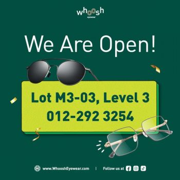 Whoosh-Eyewear-Opening-Promo-at-Whoosh-Eyewear-1-350x350 - Eyewear Fashion Lifestyle & Department Store Johor Promotions & Freebies 