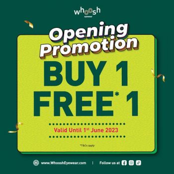 Whoosh-Eyewear-Opening-Promo-at-Whoosh-Eyewear-350x350 - Eyewear Fashion Lifestyle & Department Store Johor Promotions & Freebies 