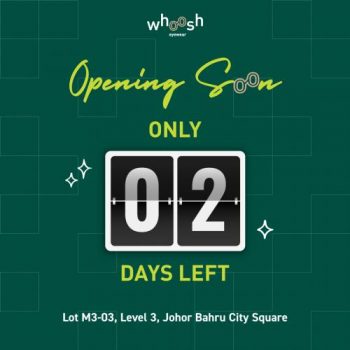 Whoosh-Eyewear-Special-Promotion-at-Johor-Bahru-City-Square-350x350 - Eyewear Fashion Lifestyle & Department Store Johor Promotions & Freebies 