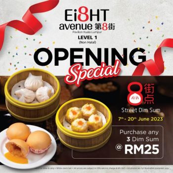 8-Avenue-8-Street-Dim-Sum-Opening-Promotion-at-Pavilion-KL-350x350 - Beverages Food , Restaurant & Pub Kuala Lumpur Promotions & Freebies Selangor 