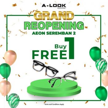 A-Look-Eyewear-Grand-Opening-at-AEON-Seremban-2-350x350 - Eyewear Fashion Accessories Fashion Lifestyle & Department Store Negeri Sembilan Promotions & Freebies 