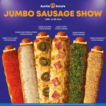 Auntie-Annes-Jumbo-Sausage-Show-Special-350x350 - Beverages Food , Restaurant & Pub Johor Kedah Kelantan Kuala Lumpur Melaka Negeri Sembilan Pahang Penang Perak Perlis Promotions & Freebies Putrajaya Sabah Sarawak Selangor Terengganu 