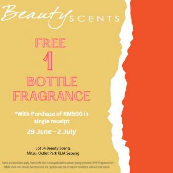 Beauty-Scents-June-FREE-1-Bottle-Fragrance-Promotion-at-Mitsui-Outlet-Park-350x350 - Beauty & Health Fragrances Promotions & Freebies Selangor 