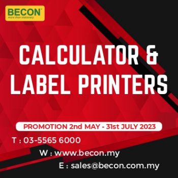 Becon-Stationery-Calculators-and-Label-Printers-Promo-350x350 - Books & Magazines Johor Kedah Kelantan Kuala Lumpur Melaka Negeri Sembilan Online Store Pahang Penang Perak Perlis Promotions & Freebies Putrajaya Sabah Sarawak Selangor Stationery Terengganu 
