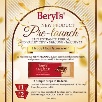 Beryls-Chocolate-New-Product-Pre-Launch-Deal-at-Mid-Valley-Shopping-Mall-350x350 - Beverages Food , Restaurant & Pub Kuala Lumpur Promotions & Freebies Selangor 