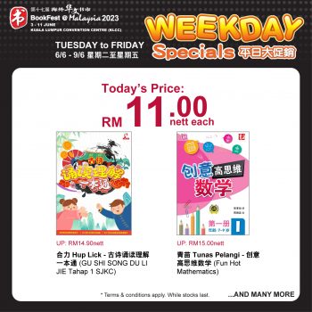 BookFest-Weekday-Specials-at-KLCC-15-350x350 - Books & Magazines Kuala Lumpur Promotions & Freebies Selangor Stationery 