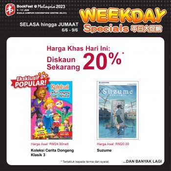 BookFest-Weekday-Specials-at-KLCC-7-350x350 - Books & Magazines Kuala Lumpur Promotions & Freebies Selangor Stationery 
