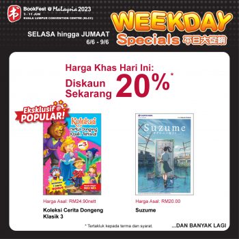 BookFest-Weekday-Specials-at-KLCC-7-350x350 - Books & Magazines Kuala Lumpur Promotions & Freebies Selangor Stationery