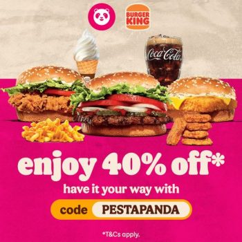 Burger-King-Foodpanda-Promo-350x350 - Beverages Food , Restaurant & Pub Johor Kedah Kelantan Kuala Lumpur Melaka Negeri Sembilan Online Store Pahang Penang Perak Perlis Promotions & Freebies Putrajaya Sabah Sarawak Selangor Terengganu 