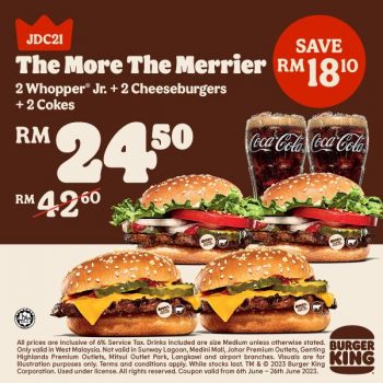 Burger-King-June-2023-Digital-Coupon-Promotion-20-350x350 - Beverages Burger Food , Restaurant & Pub Johor Kedah Kelantan Kuala Lumpur Melaka Negeri Sembilan Pahang Penang Perak Perlis Promotions & Freebies Putrajaya Sabah Sarawak Selangor Terengganu 