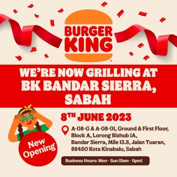 Burger-King-Opening-Free-burgers-Giveaways-at-Bandar-Sierra-Sabah-350x350 - Beverages Food , Restaurant & Pub Promotions & Freebies Sabah 