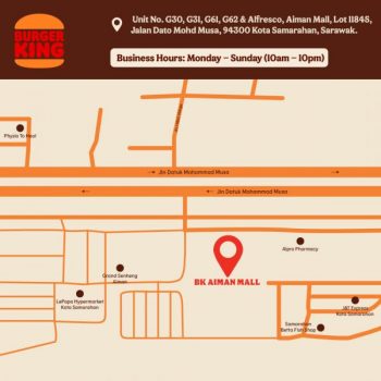Burger-King-Opening-Promotion-at-Aiman-Mall-3-350x350 - Beverages Burger Food , Restaurant & Pub Promotions & Freebies Sarawak 